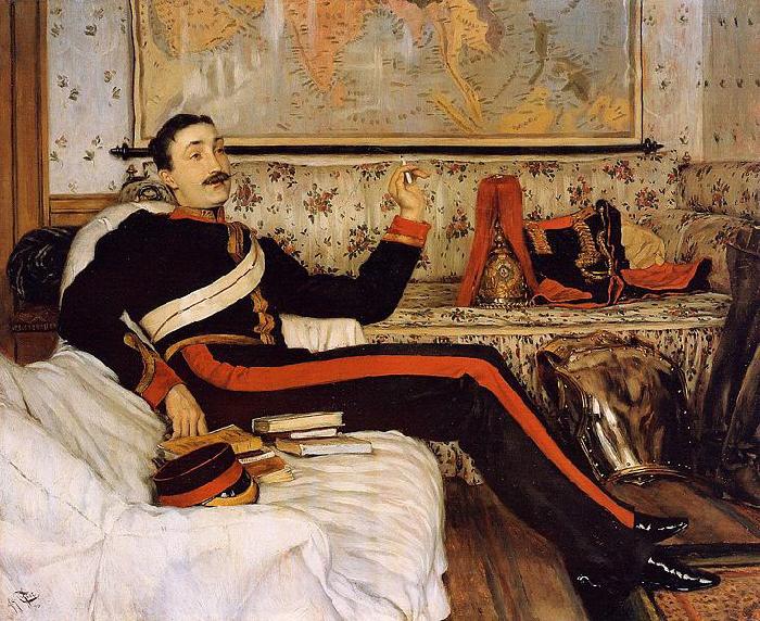 James Tissot Captain Frederick Gustavus Burnaby oil painting image